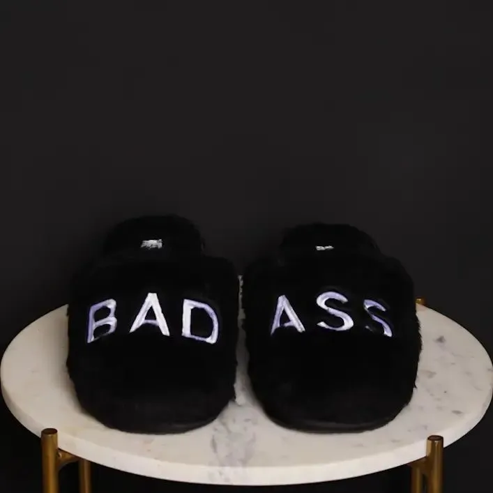 LA Trading Co Bel Air Bad Ass Slippers as seen on Catherine Tyldesley