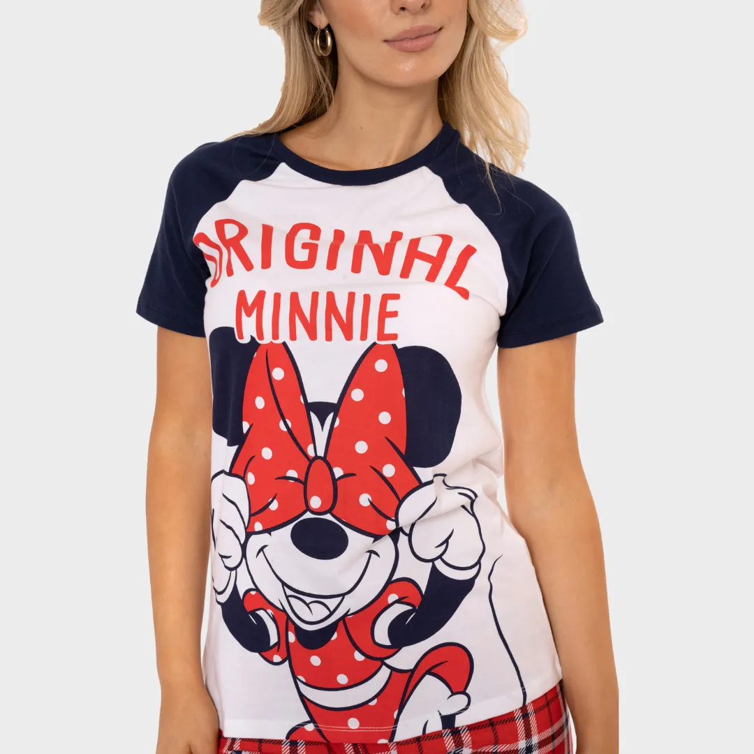Ladies Minnie Mouse Pajama Set