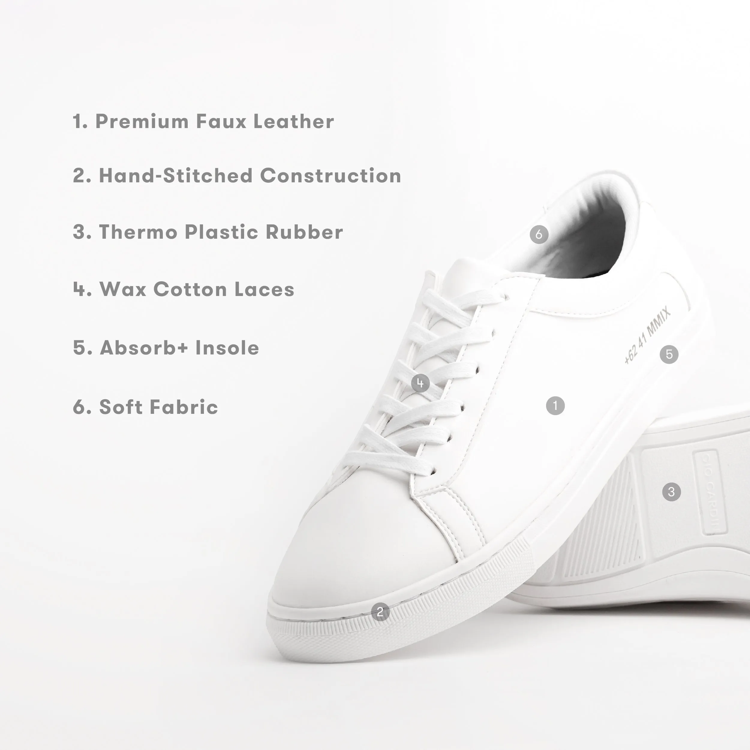 LAH-01 | TRIPLE WHITE | MEN
