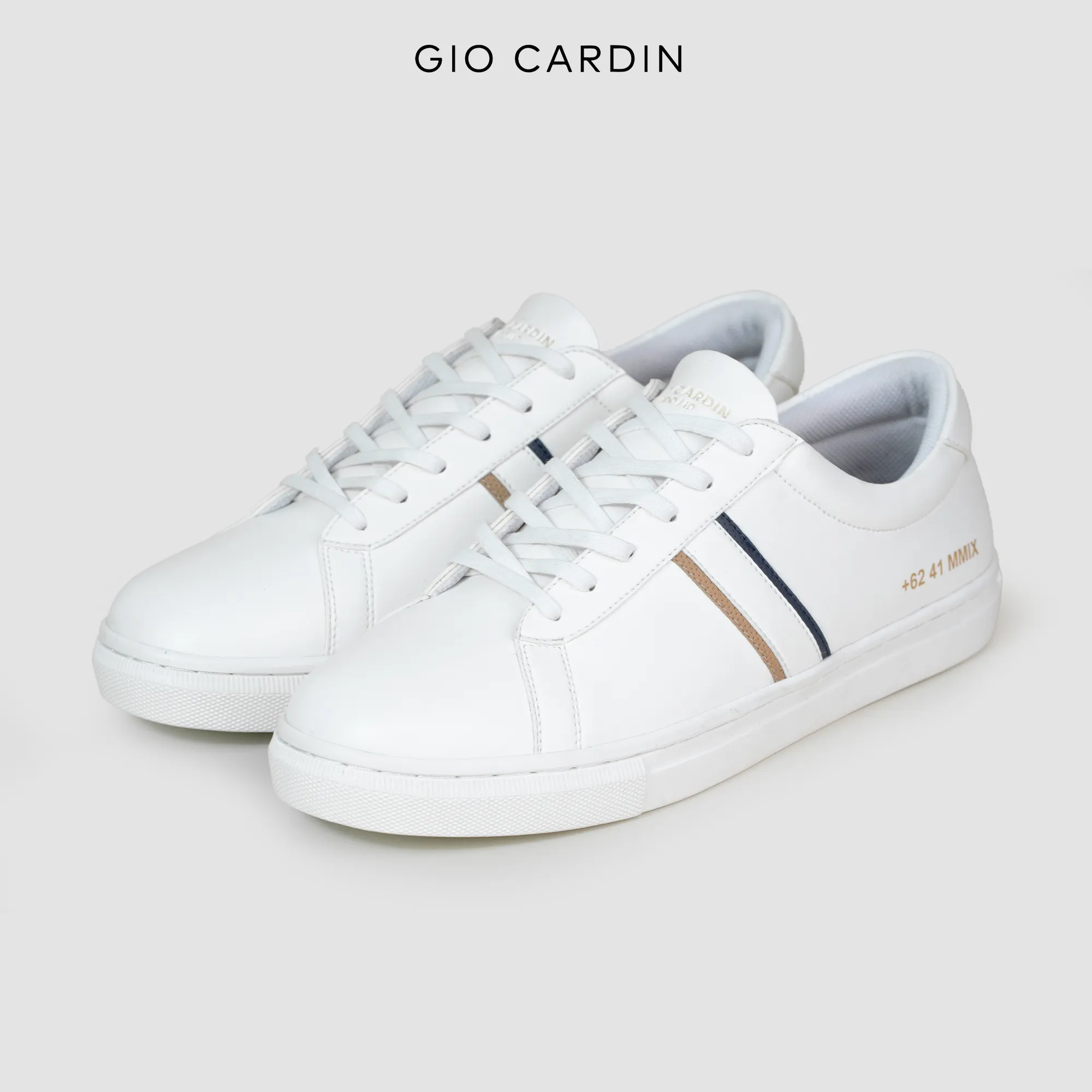 LAH-05 | WHITE / NAVY / MOCHA | MEN