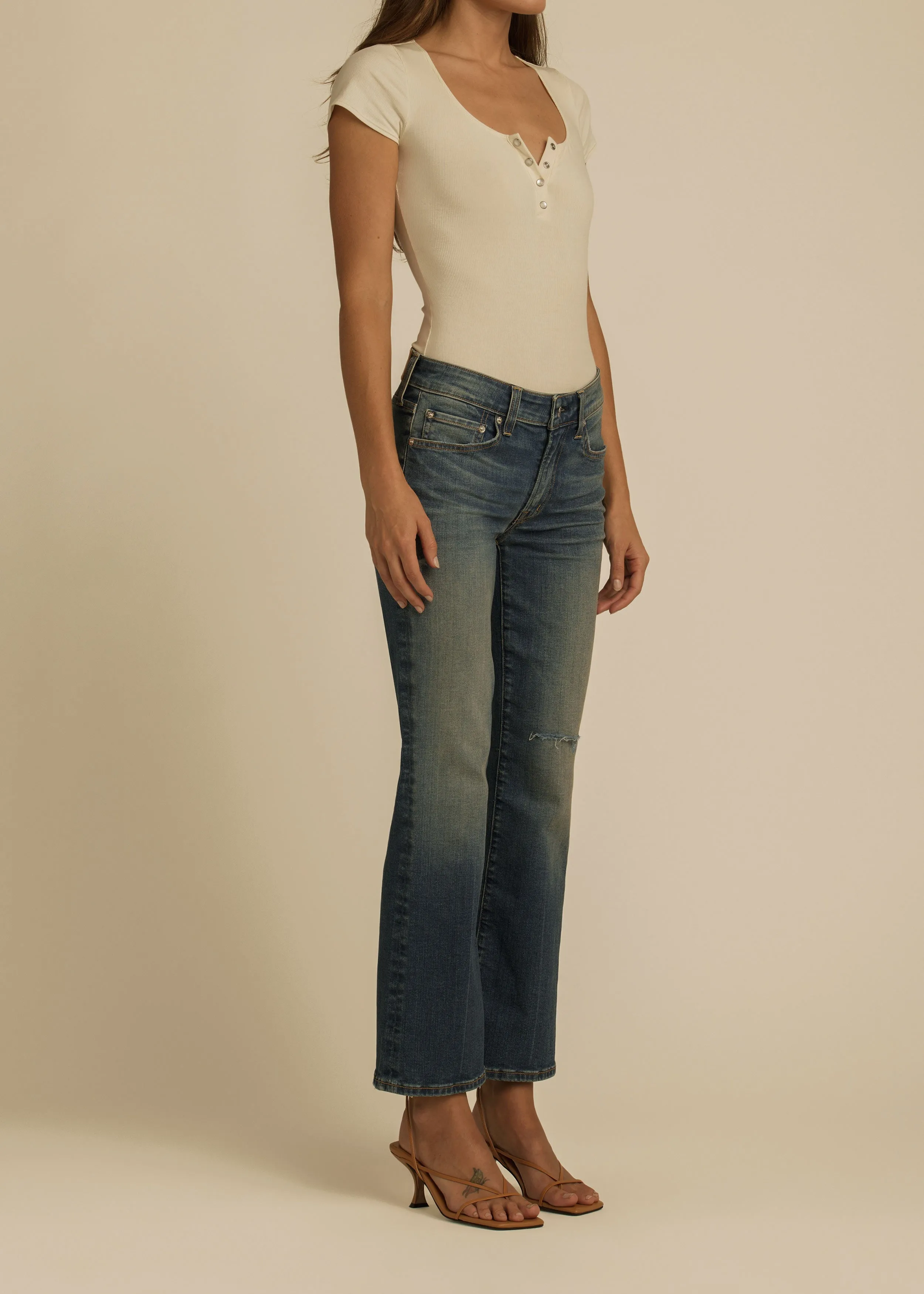 Lark Ankle Bootcut || Skyline
