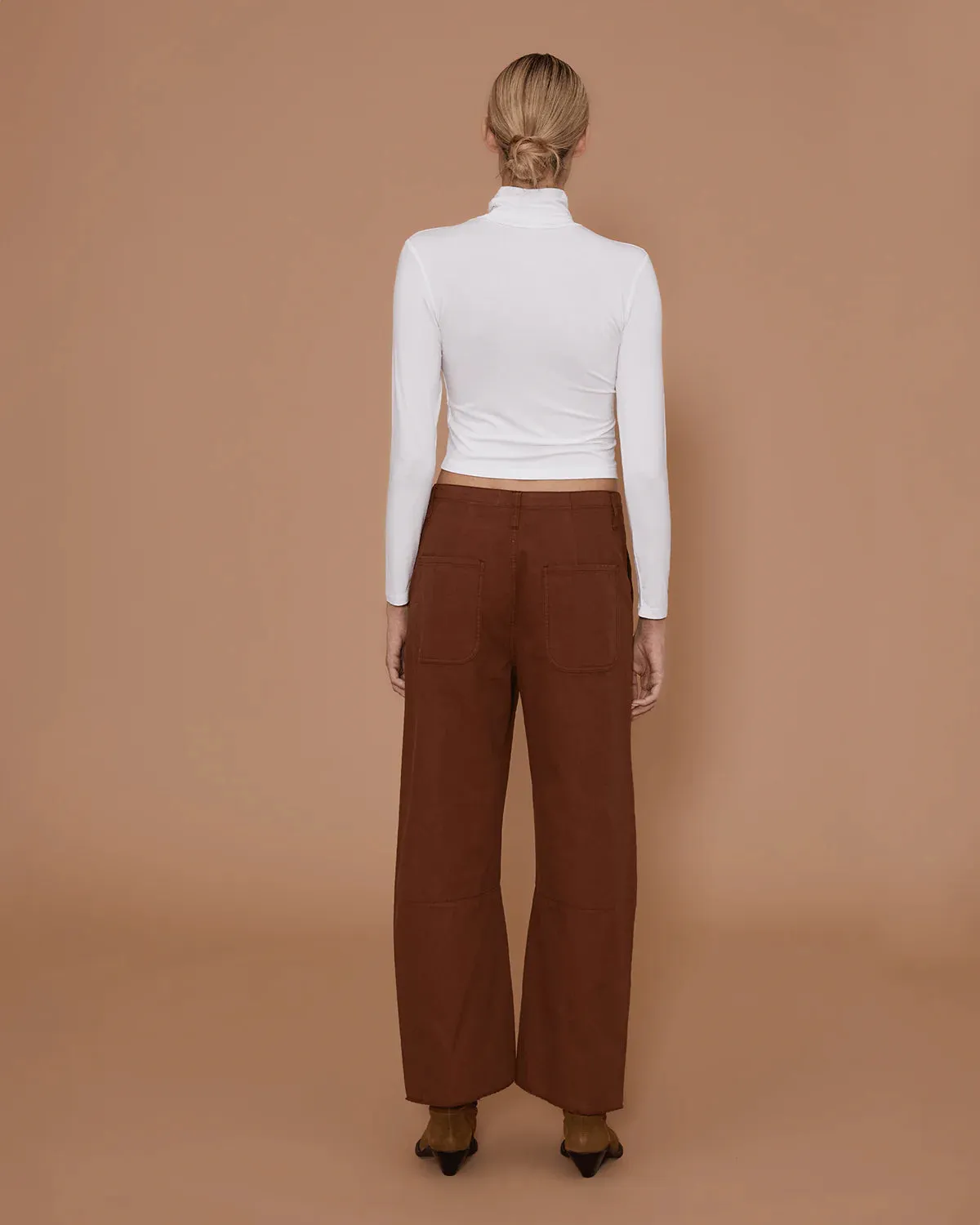 Le Jean - Utility Soft Barrel Trouser (Autumn Brown)