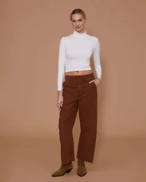 Le Jean - Utility Soft Barrel Trouser (Autumn Brown)
