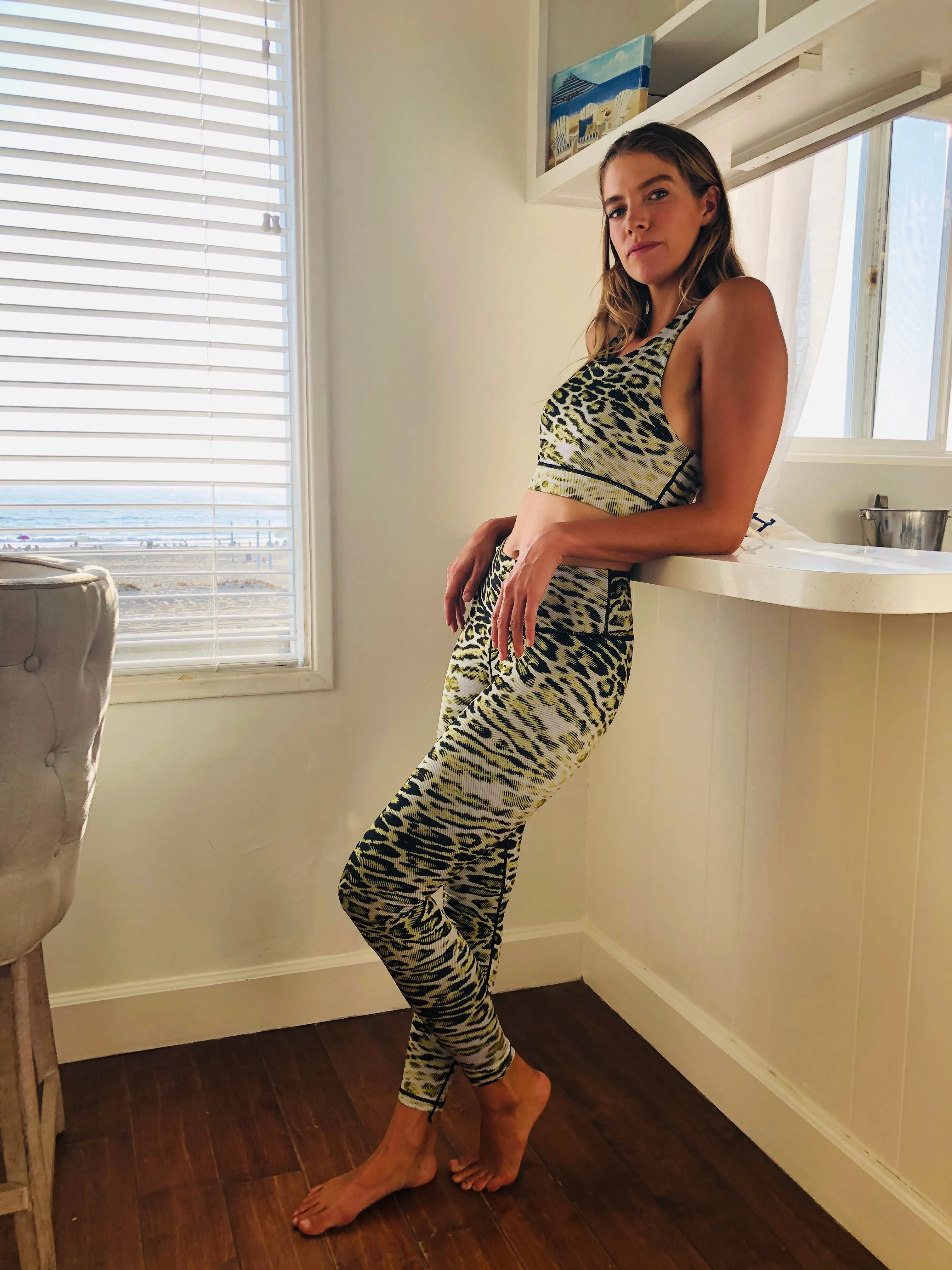 Leopard Print Yoga Set