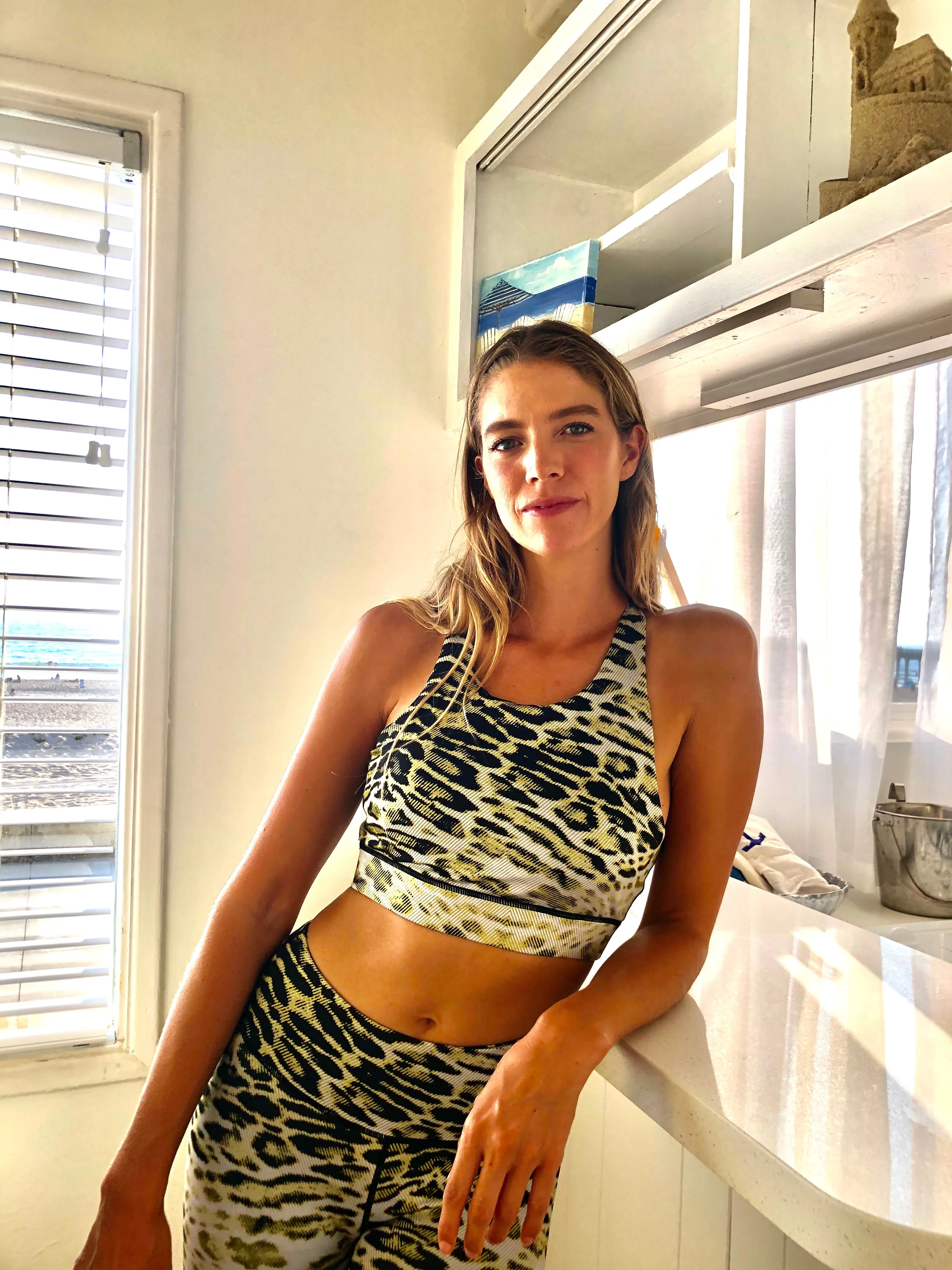 Leopard Print Yoga Set