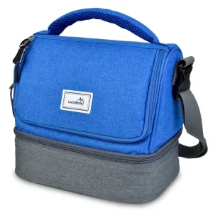 LunchBots Duplex Insulated Lunch Bag - Royal Blue