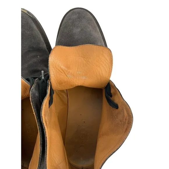 M. Gemi Italy Suede Chukka Boots Ankle Gray Size 42.5 Mens