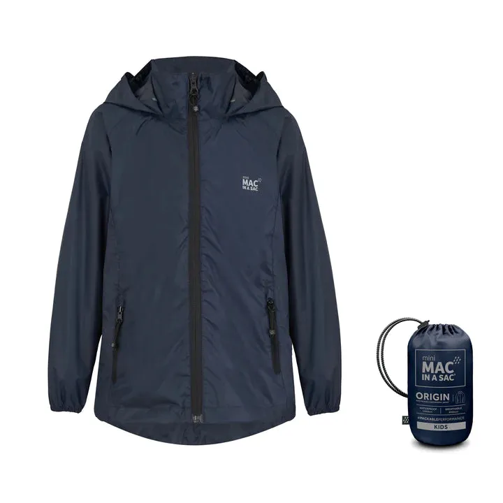 Mac in a Sac Origin Mini Packable Waterproof Jacket - Navy