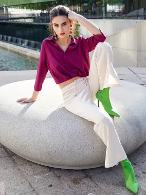 Madame Plum Crop Top