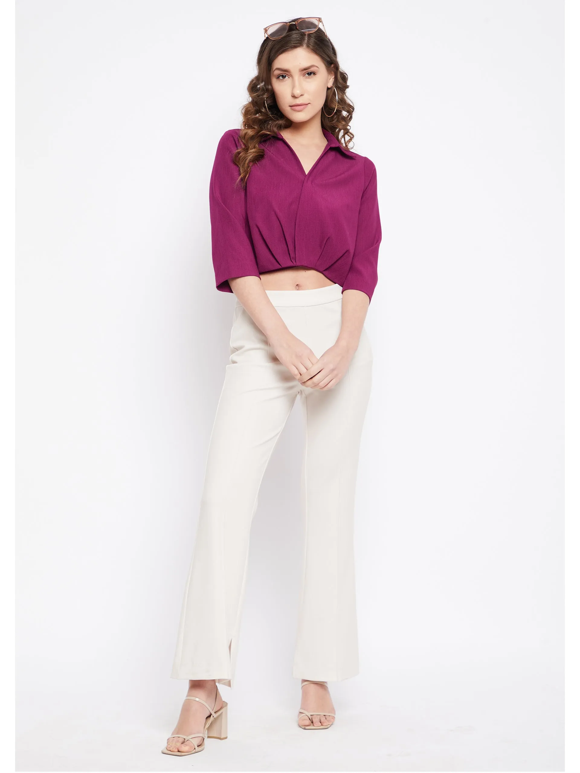Madame Plum Crop Top