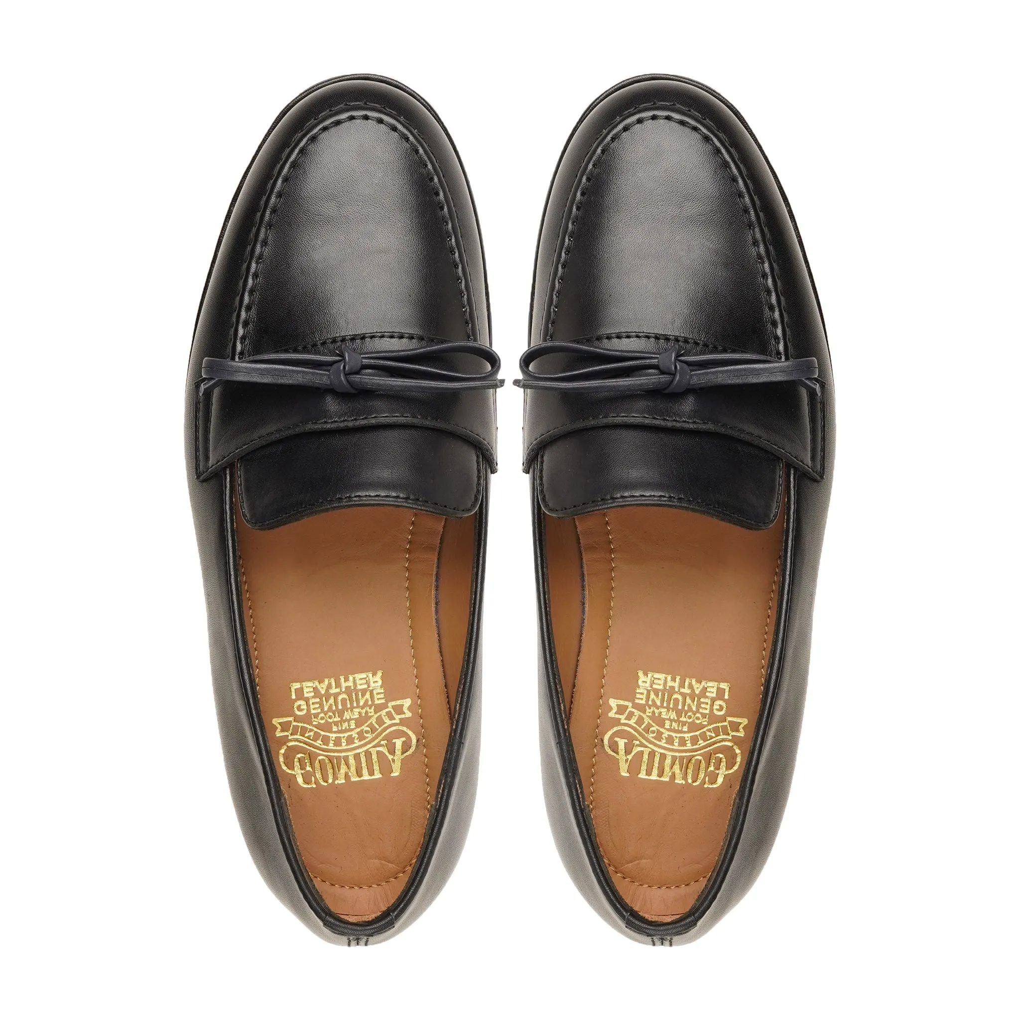 Marcha - Ladies Black Calf Leather Loafer