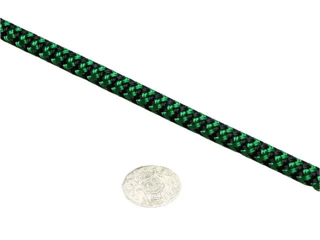 Marine Rope - Green-Black zig zag - 12mm*