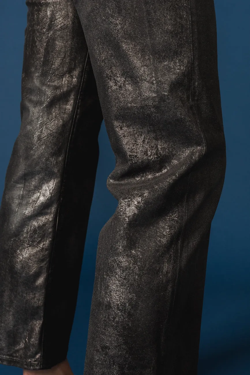 Marli Wide Leg Ankle || Metallico
