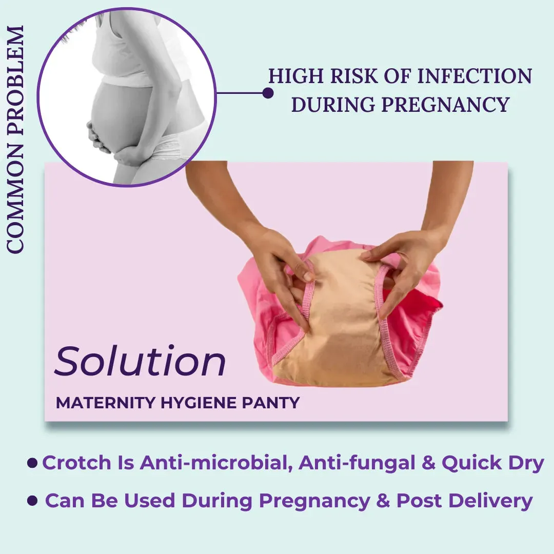 Maternity Hygiene Panty | Anti-Fungal | Quick-Drying