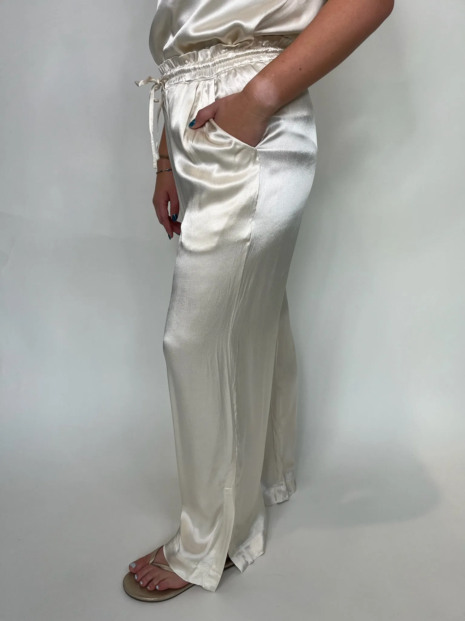 Melissa Nepton Lorene Satin Pant