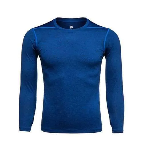 Mens Quick-drying Sports Slim Fit T-shirt