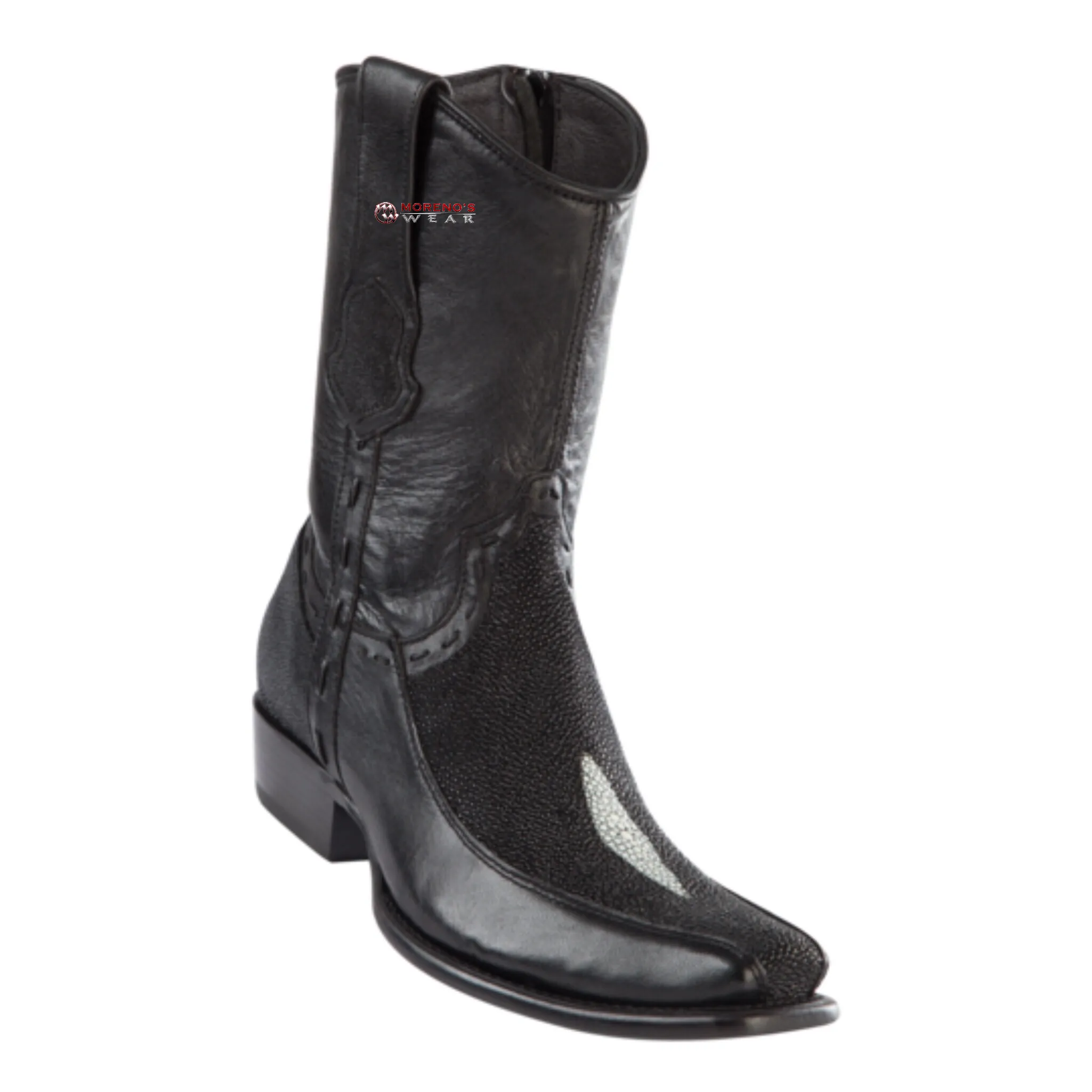 Men's Wild West Stingray Single Stone With Deer Ankle Boots Dubai Toe