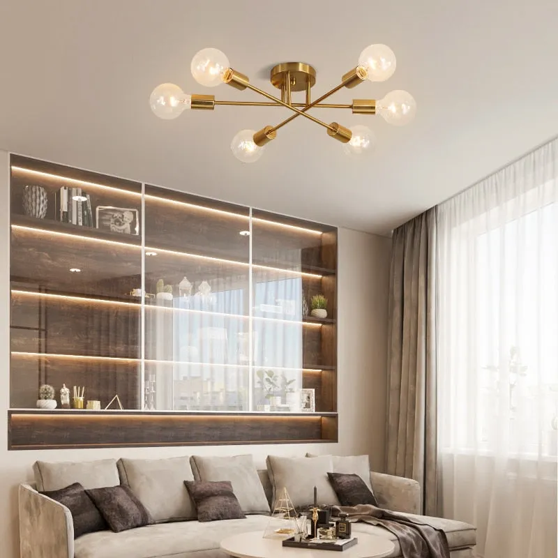 Modern Sputnik Chandelier I Ceiling Lights I SPAFAIR