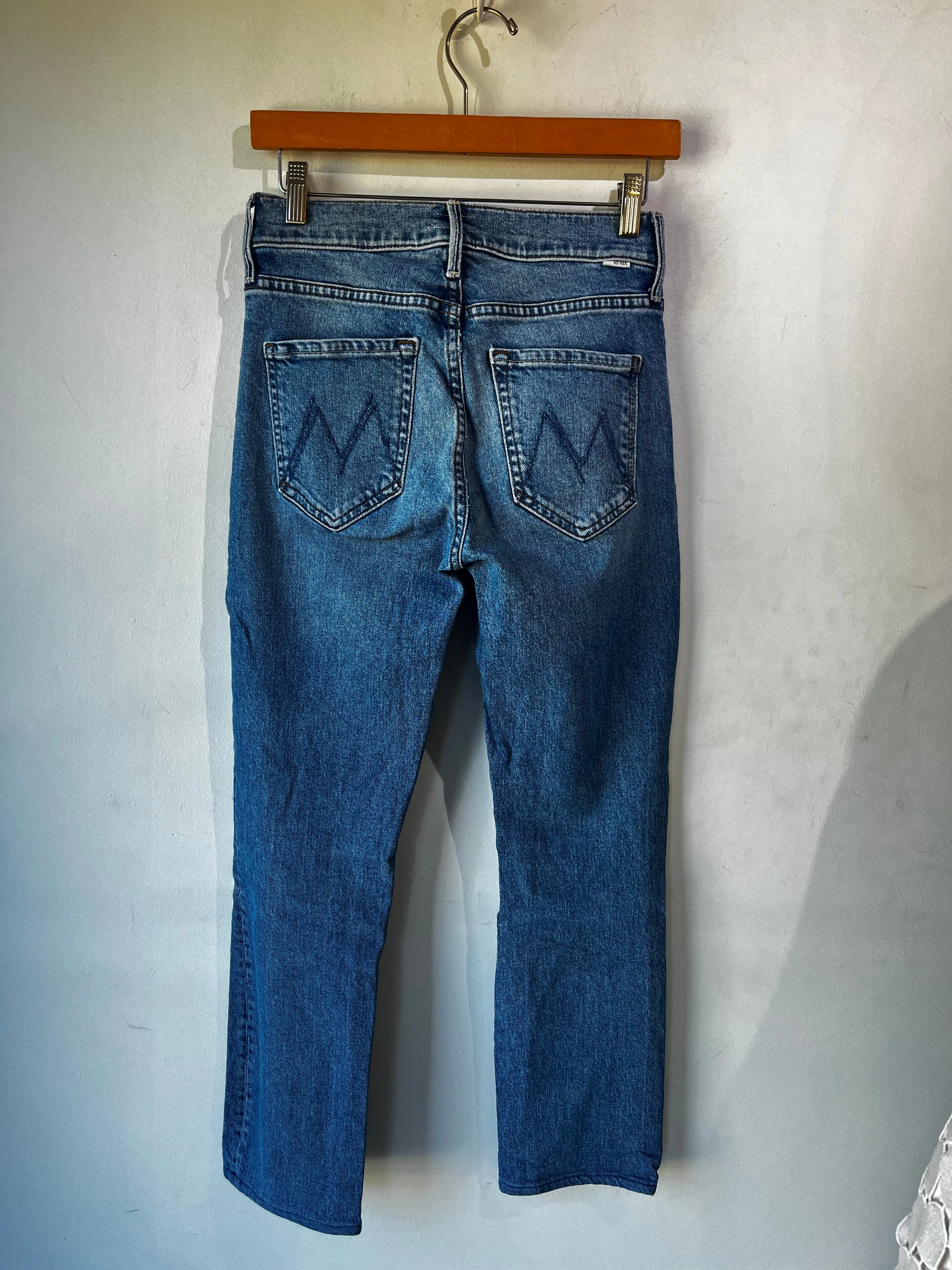 Mother The Mid Rise Dazzler Ankle Jean Size 26