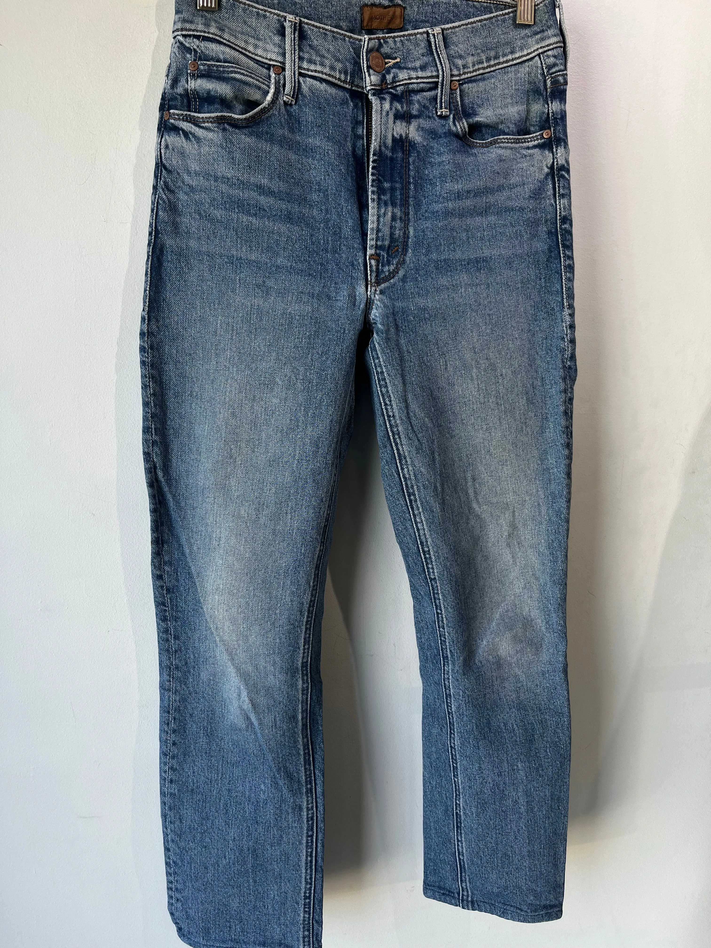 Mother The Mid Rise Dazzler Ankle Jean Size 26