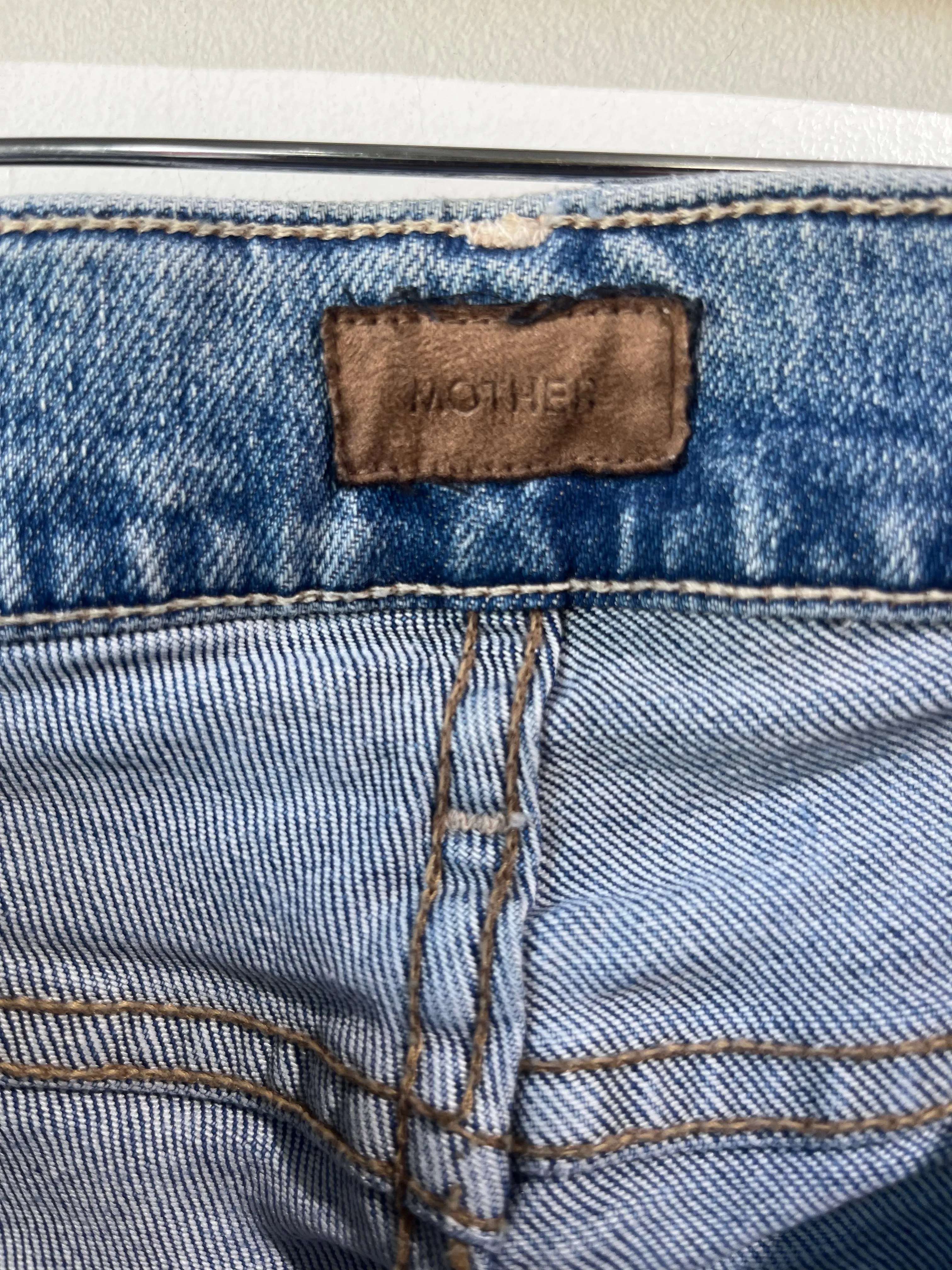 Mother The Mid Rise Dazzler Ankle Jean Size 26