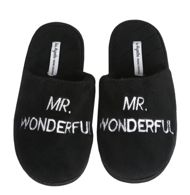 Mr. Wonderful Slippers
