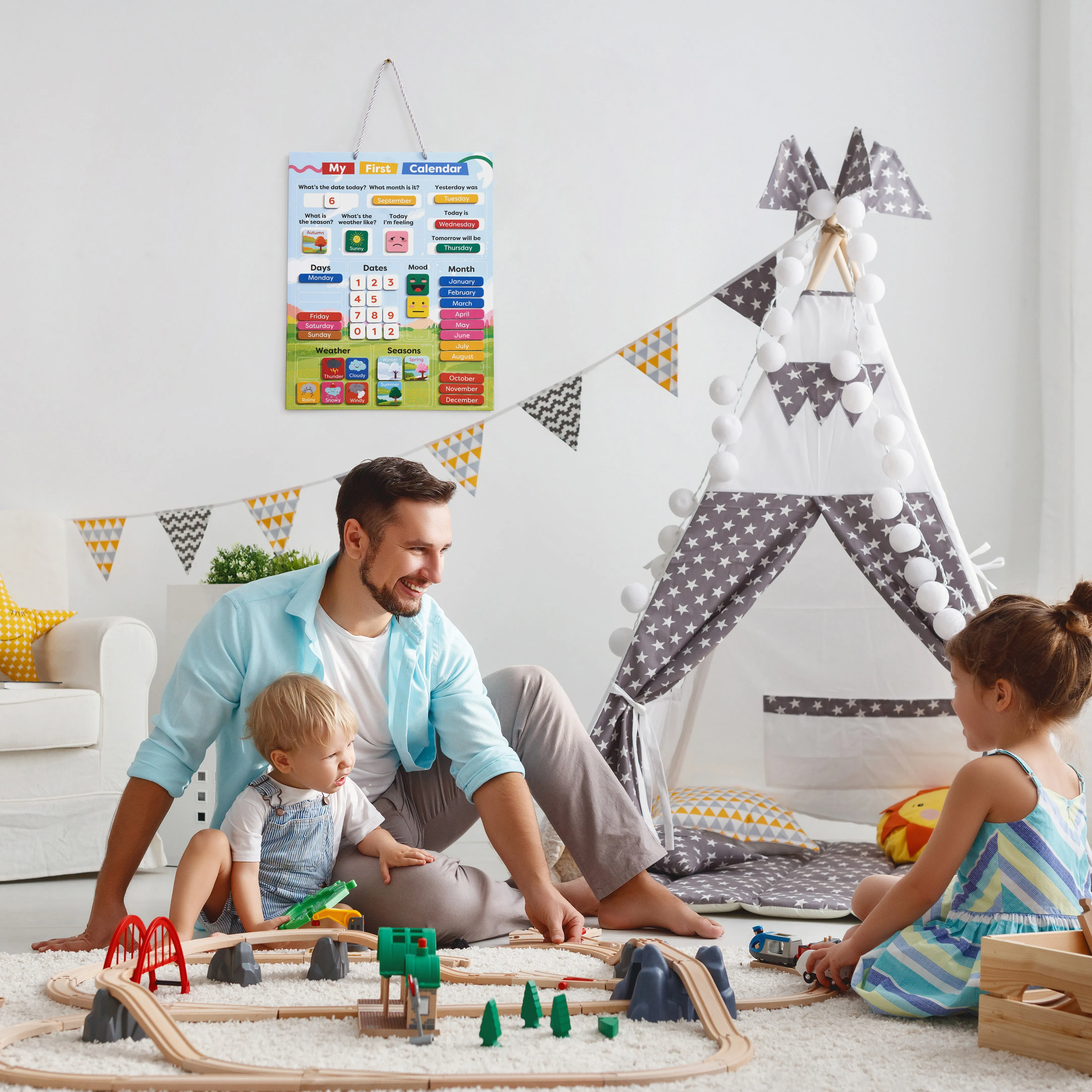 My First Calendar - Educational Calendar Chart for Kids