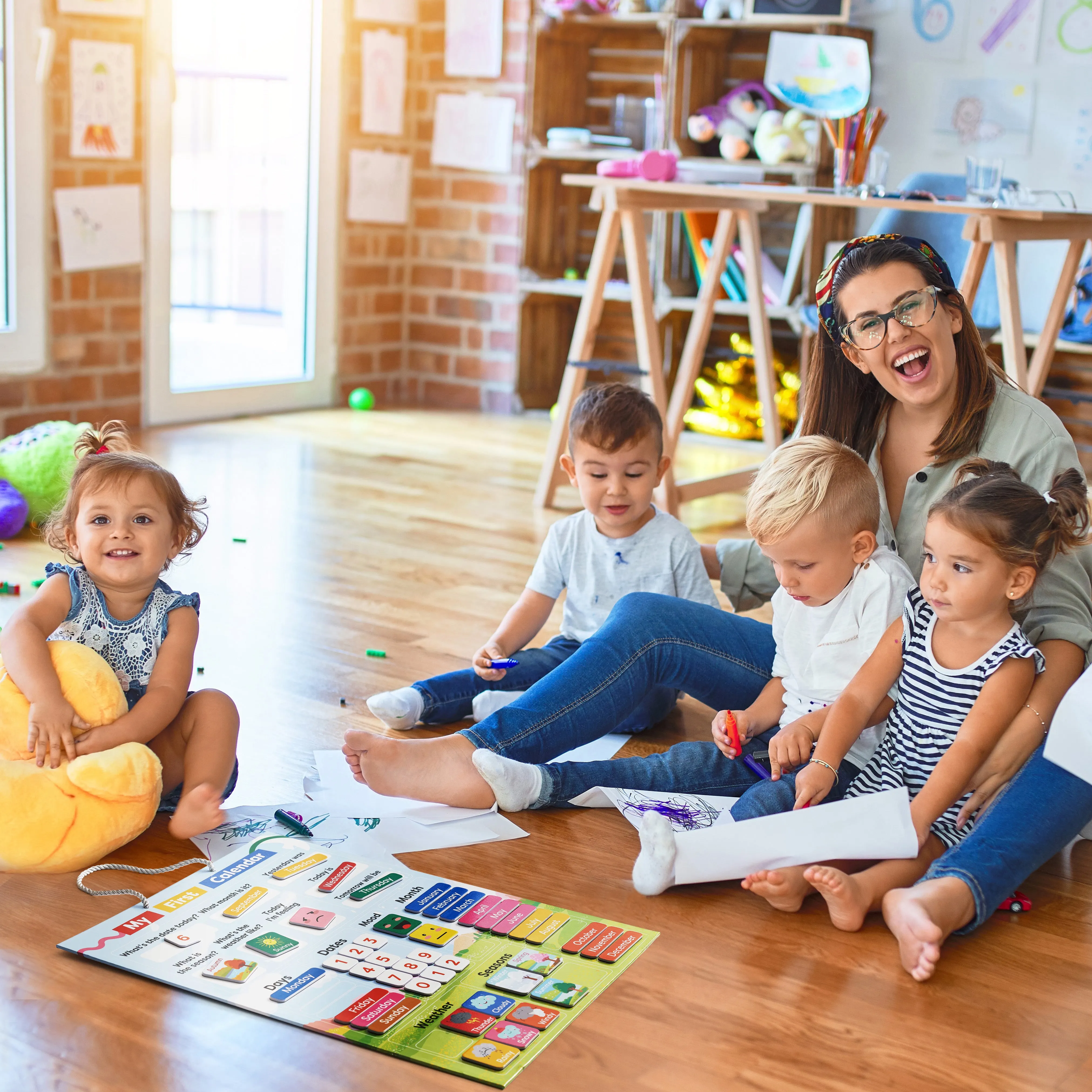My First Calendar - Educational Calendar Chart for Kids