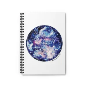 Nebula Seed of Life Spiral Notebook - Ruled Line