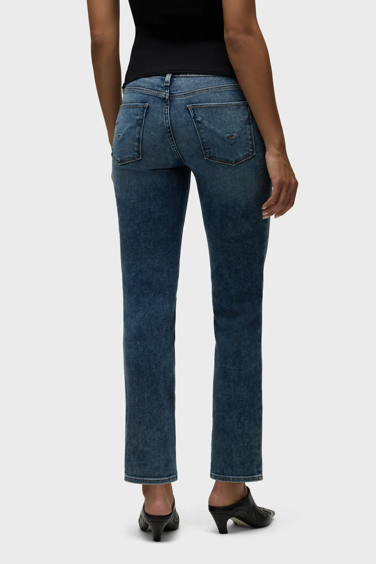 Nico Mid-Rise Straight Ankle Jean