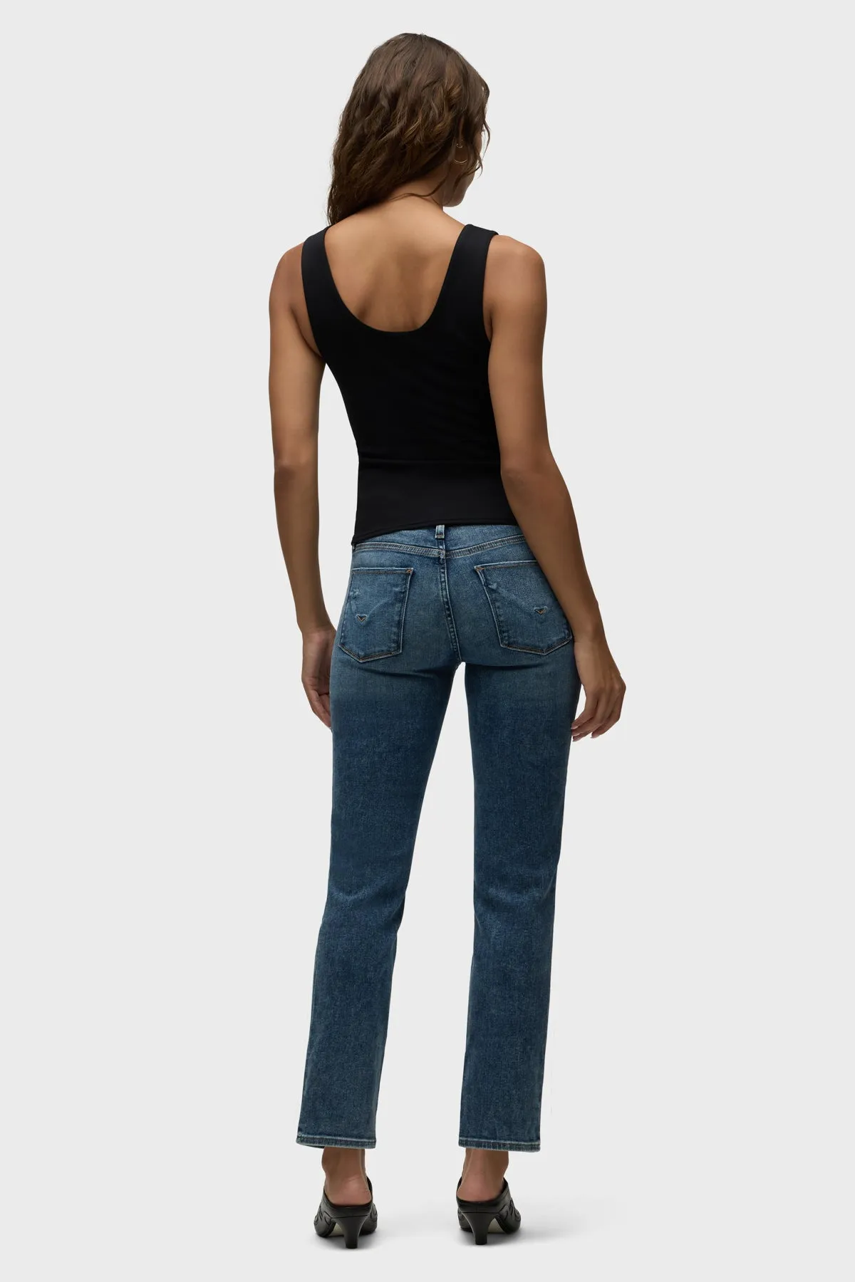 Nico Mid-Rise Straight Ankle Jean
