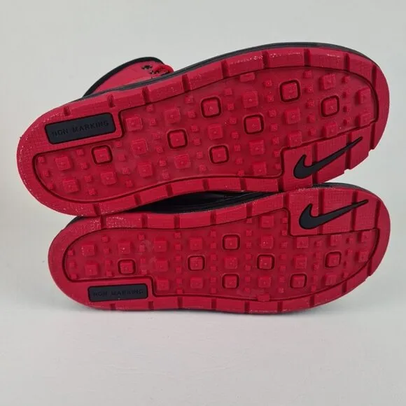 Nike Woodside 2 High Black Red Pre-School Winter Boots Size 2 Y