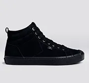 OCA High All Black Suede Sneaker Women