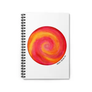 Pele Fire Spiral Notebook - Ruled Line