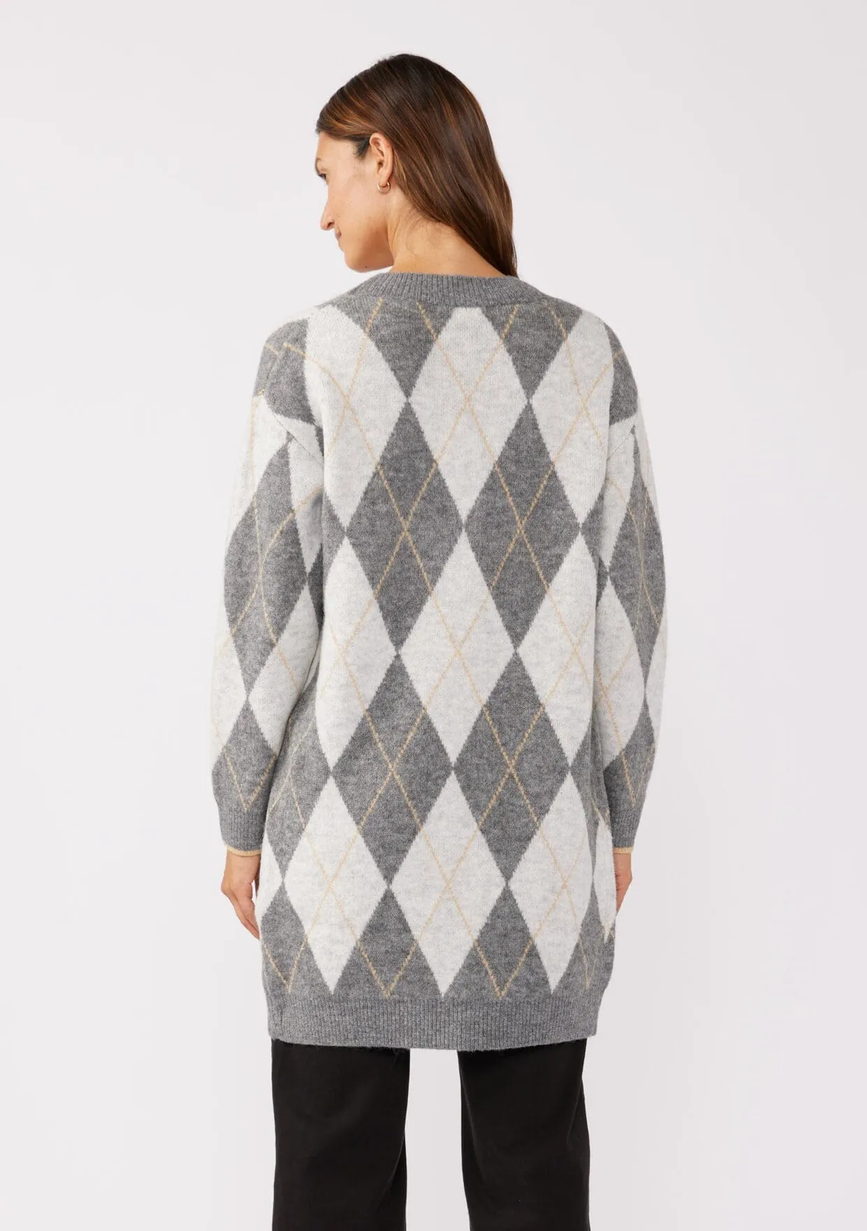 Piper Argyle Cardigan