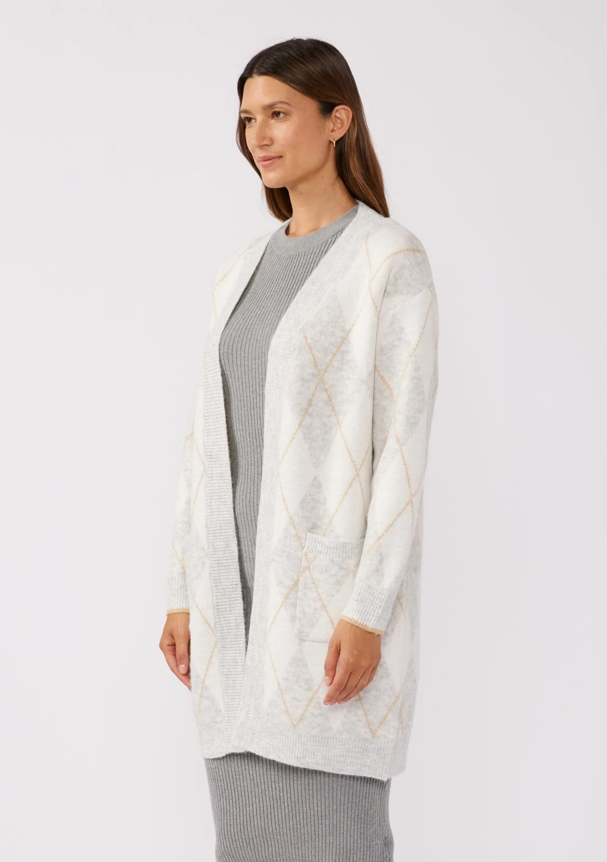Piper Argyle Cardigan