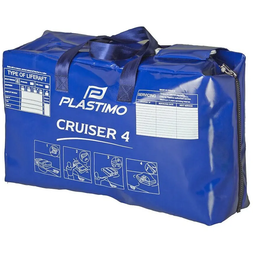 Plastimo Cruiser Standard Life Raft, 4 - 6 Person