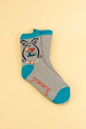 Powder A-Z Ankle Socks Z