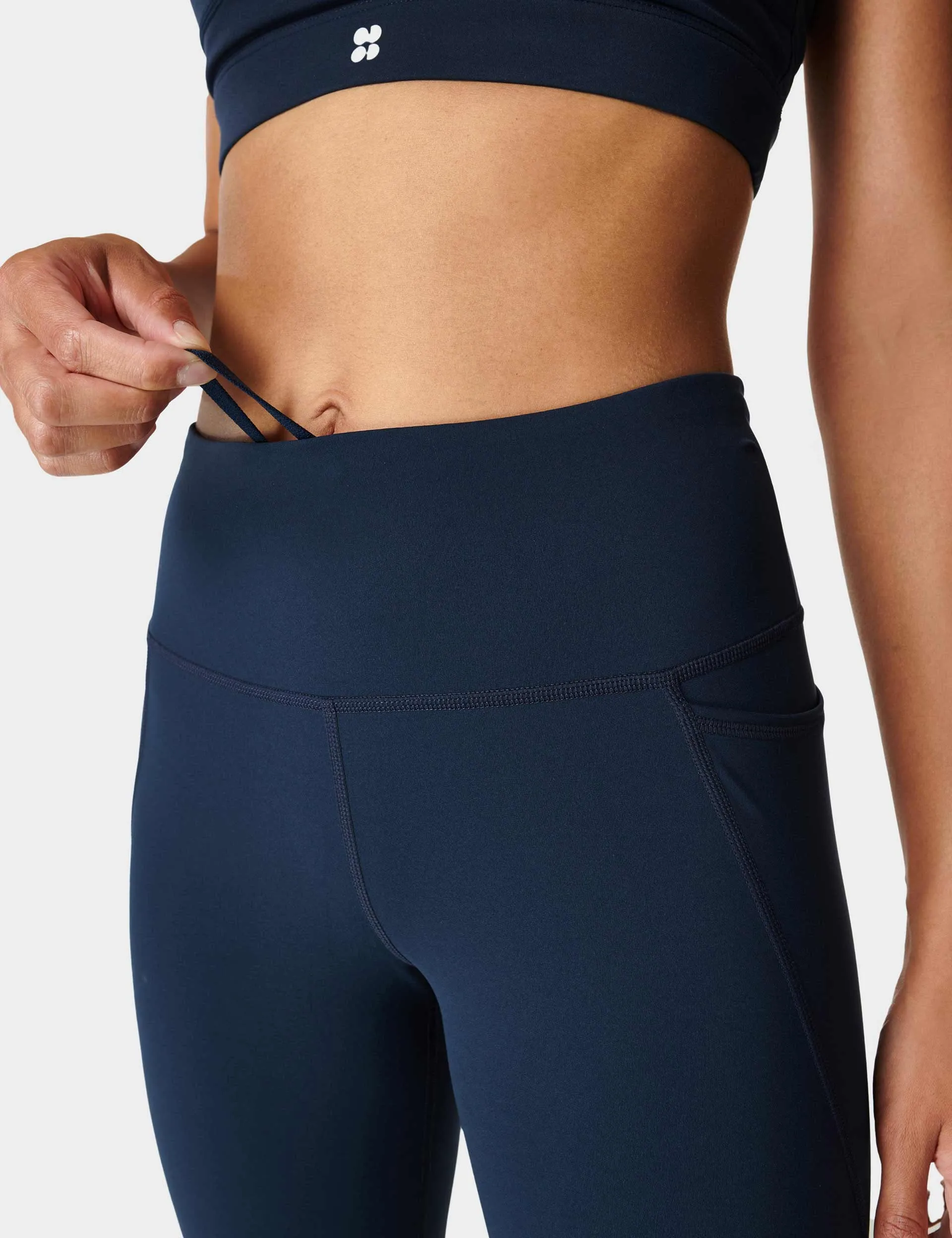 Power 7/8 Gym Leggings - Navy Blue