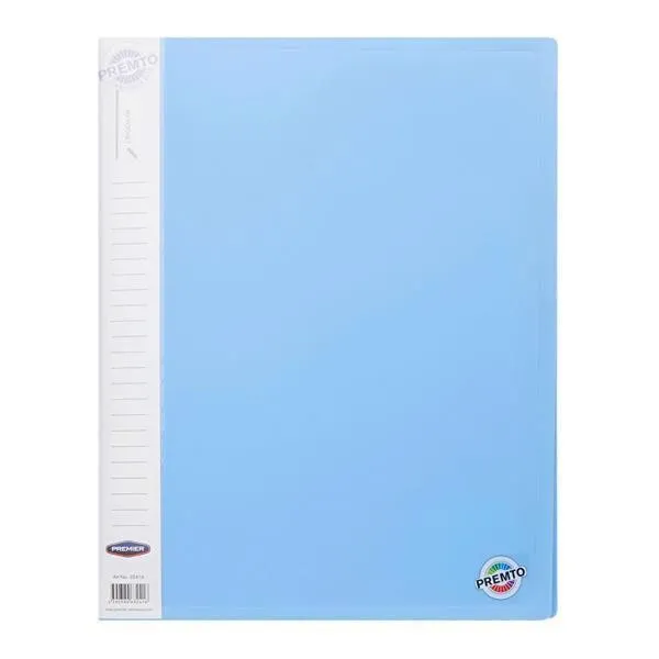 Premto - A4 40 Pocket Display Book - Pastel - Cornflower Blue