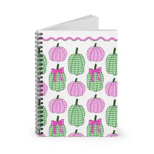 Preppy Pumpkin Patch Notebook- Ruled Line