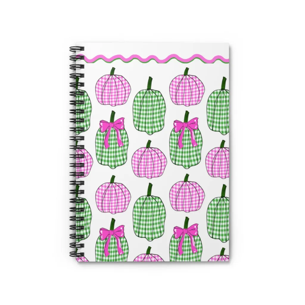 Preppy Pumpkin Patch Notebook- Ruled Line