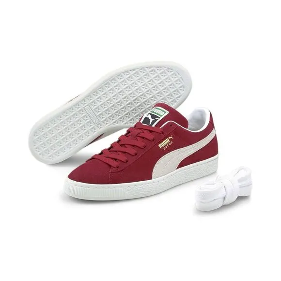 Puma Mens Suede Classic XXI Red Shoes (NWT)