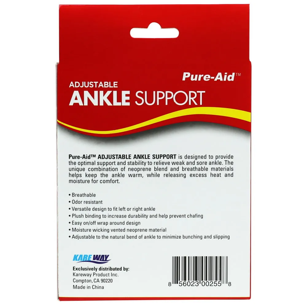 Pure-Aid Adjustable Ankle Support