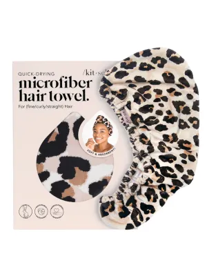 Quick Drying Hair Towel - Leopard