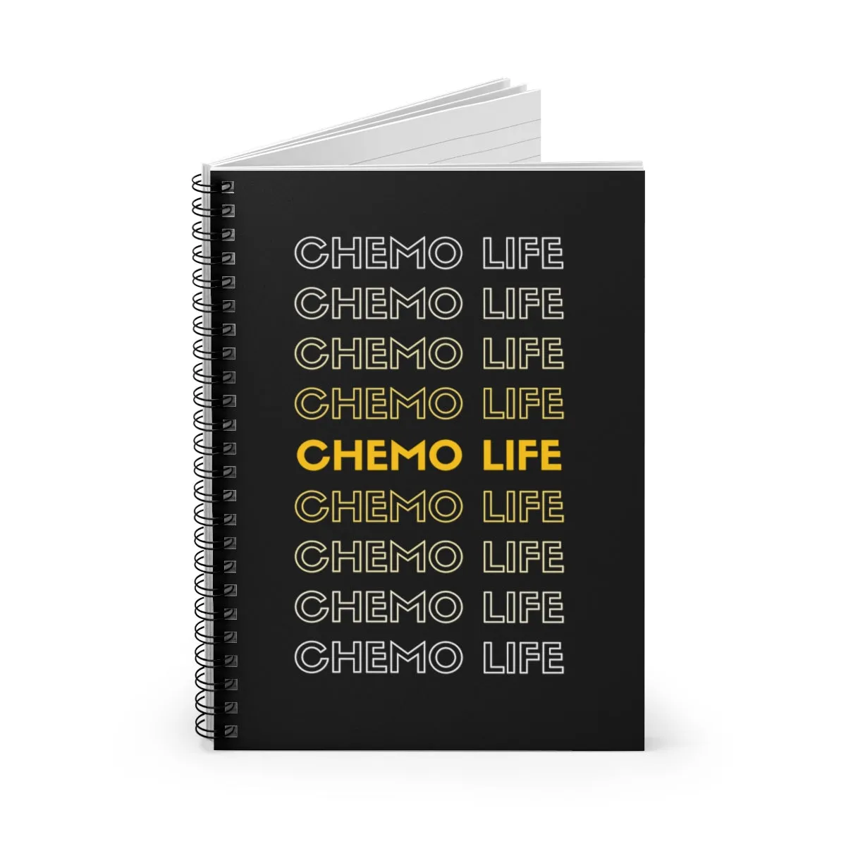"Chemo Life" Spiral Notebook - Ruled Line