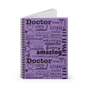 "Doctor's Collage" Spiral Notebook - Ruled Line