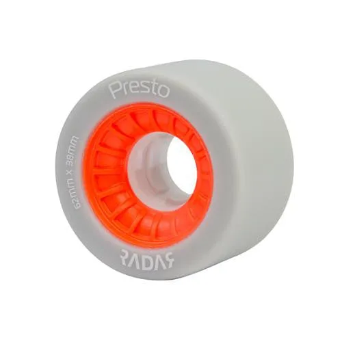 Radar Presto 62mm/38mm Wheels Pk4