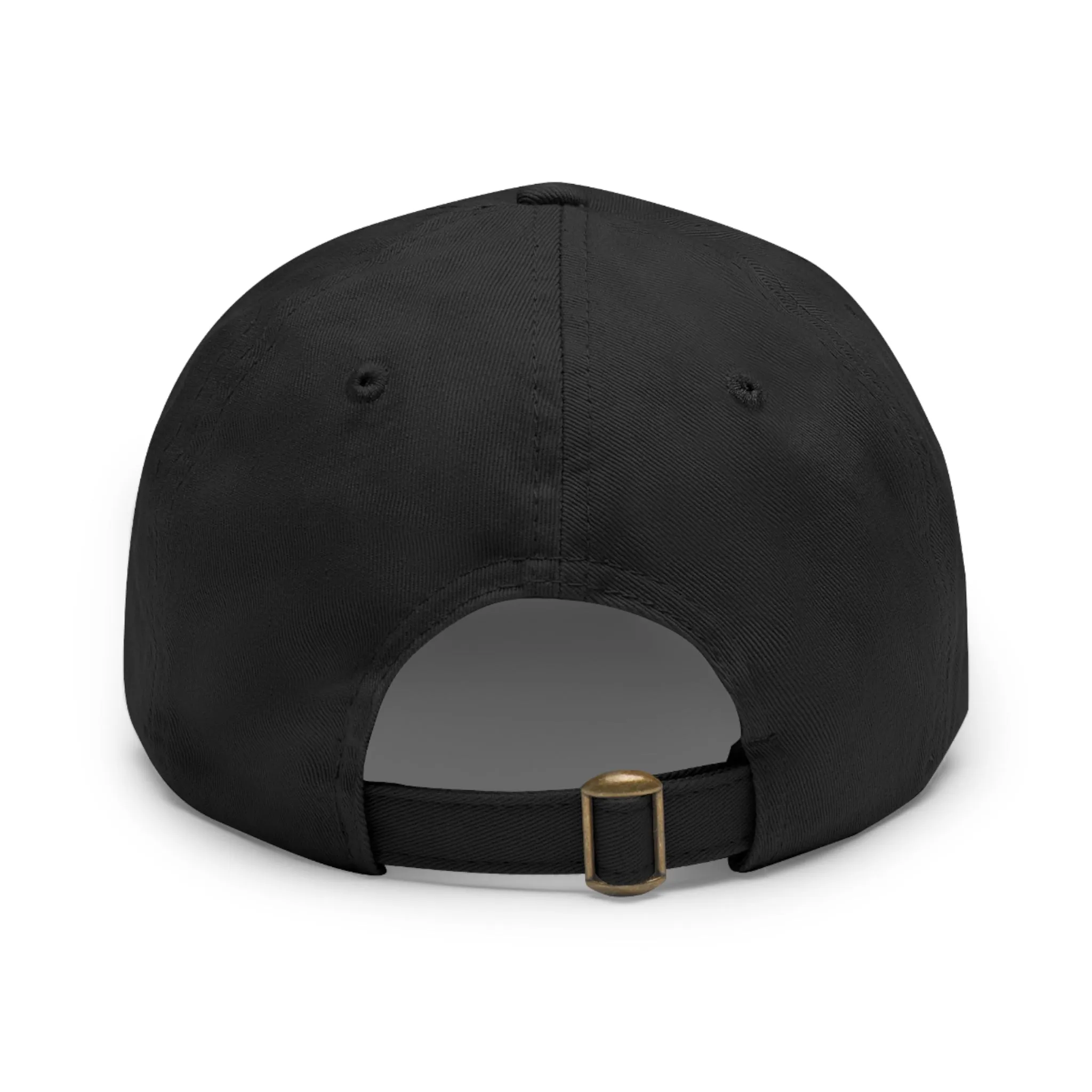 Real Estate Translated Dad Hat with Leather Patch (Round)