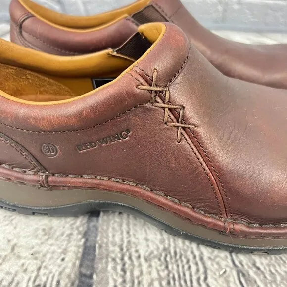 Red Wing Shoes 1621 Womens Slip On US Size 9.5 M Slip &amp; Oil Resistant Safety Toe